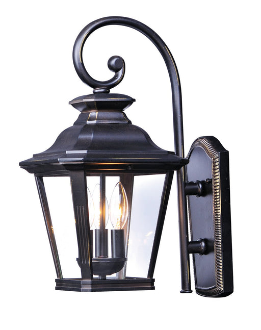 Knoxville Three Light Outdoor Wall Lantern in Bronze