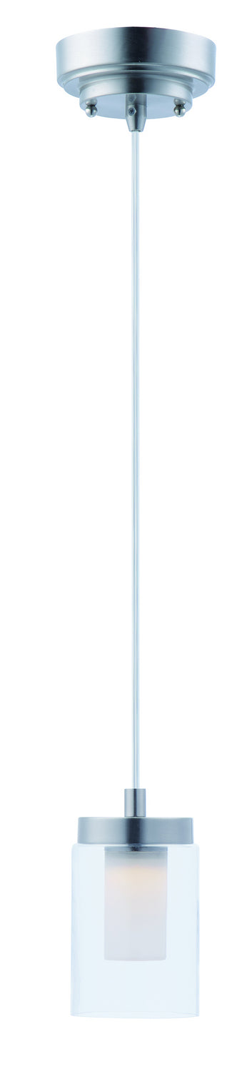 Mod LED Mini Pendant in Satin Nickel