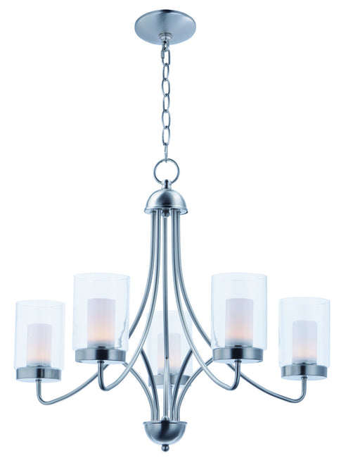 Mod LED Chandelier in Satin Nickel