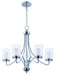 Mod LED Chandelier in Satin Nickel