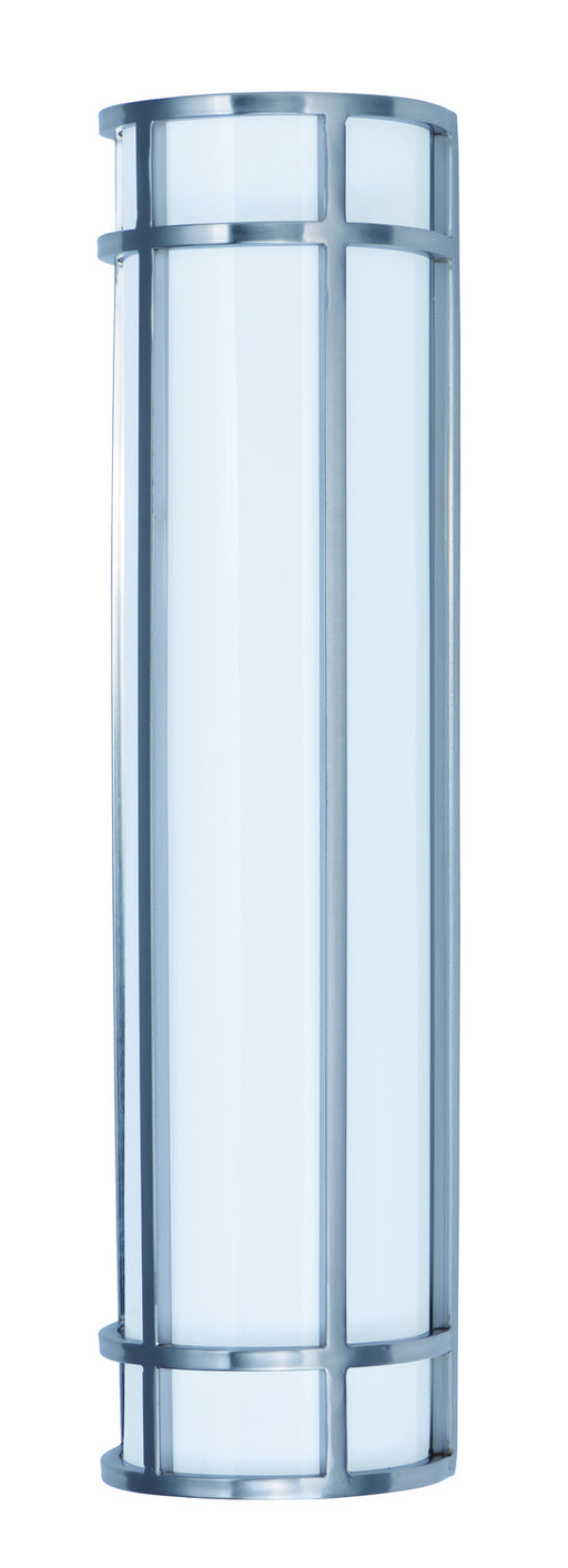 Moon Ray LED Outdoor Wall Sconce in Satin Nickel