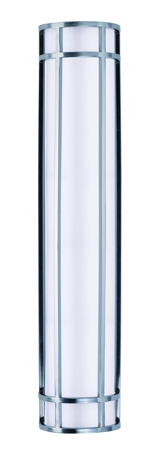 Moon Ray LED Outdoor Wall Sconce in Satin Nickel