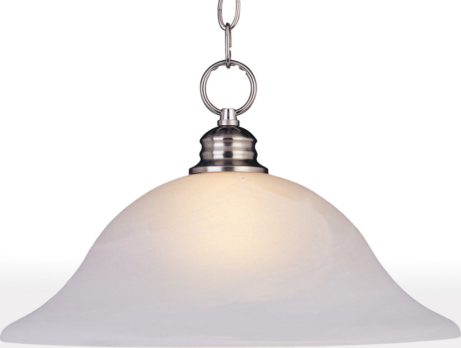 Essentials - 9106x One Light Pendant in Satin Nickel