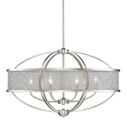 Colson Linear Pendant in Pewter with Pewter Shade - Lamps Expo