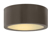 Luna LED Outdoor Flush Mount in Bronze