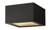 Kube Outdoor Flush Mount in Satin Black