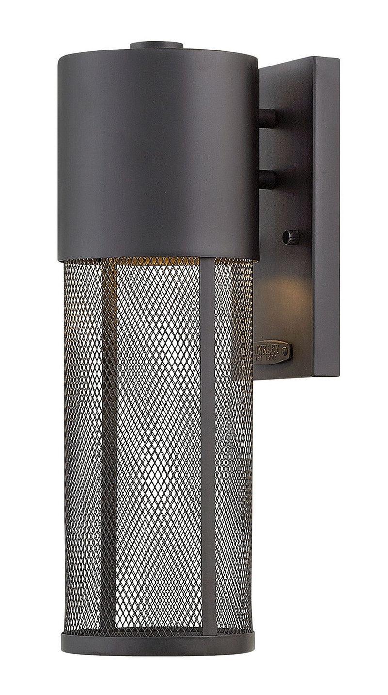 Aria Small Outdoor Wall Sconce in Black