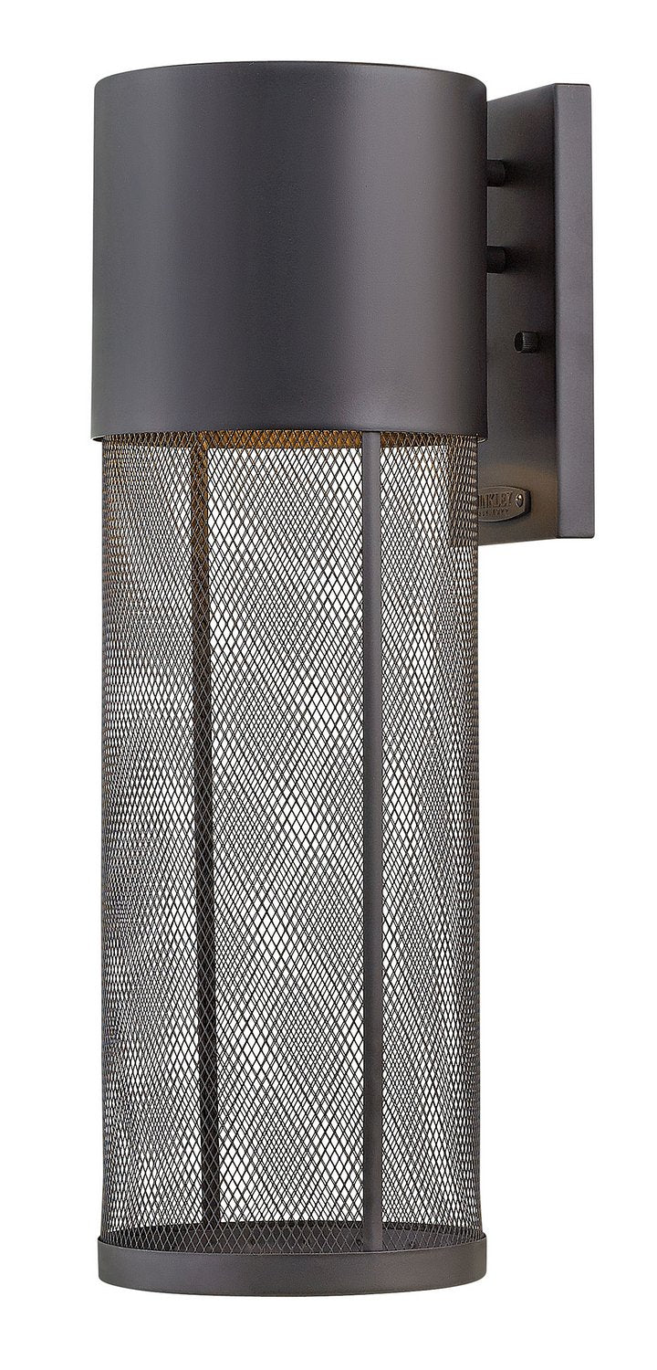 Aria Large Outdoor Wall Sconce in Black