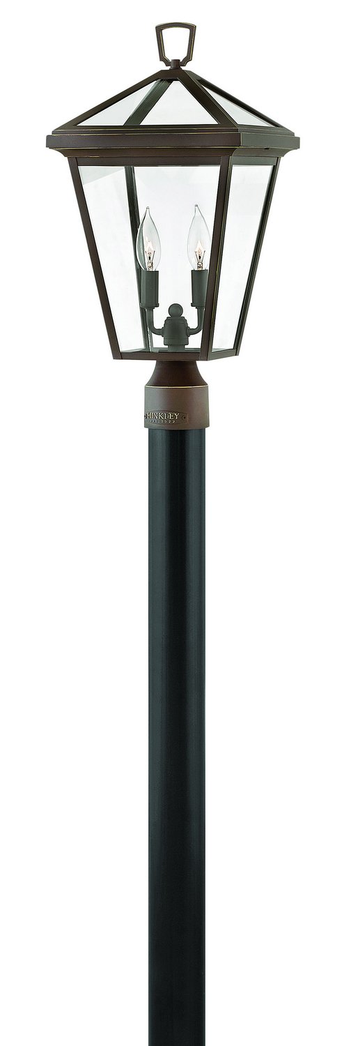 Alford Place Large 2-Light Outdoor Post Light in Oil Rubbed Bronze