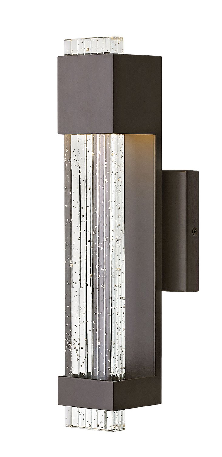 Glacier Small Outdoor Wall Sconce in Bronze