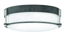 Colbin LED Flush Mount in Aged Zinc