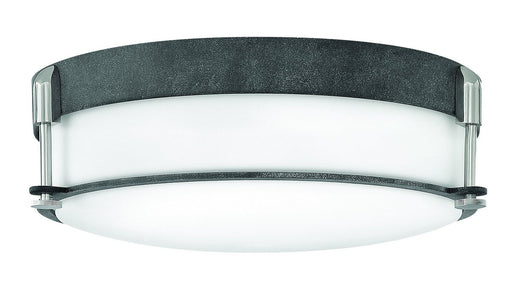 Colbin 3-Light Flush Mount in Aged Zinc
