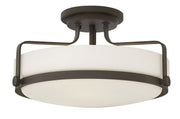 Harper 3-Light 18" Semi-Flush Mount in Oil Rubbed Bronze