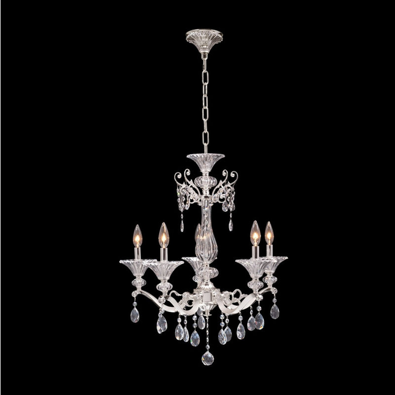 Vasari 5-Light Chandelier in Silver