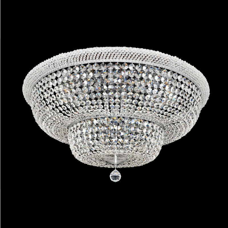 Napoli 18-Light Flush Mount in Polished Chrome