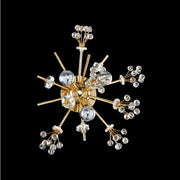 Constellation 3-Light Wall Sconce in Gold
