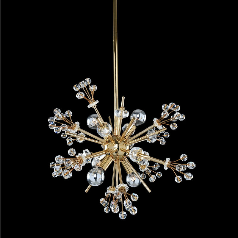 Constellation 6-Light Mini Chandelier in Gold