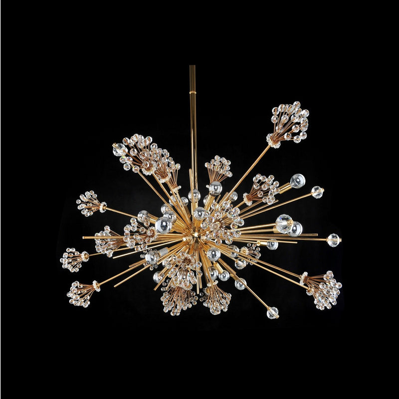 Constellation 30-Light 47" Chandelier in Gold