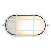 Nauticus Dual Mount Small Outdoor Bulkhead Light in White