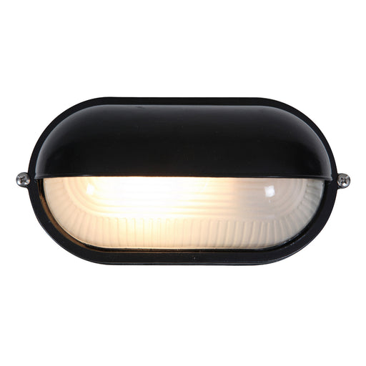 Nauticus Wet Location LED Bulkhead in Black Finish