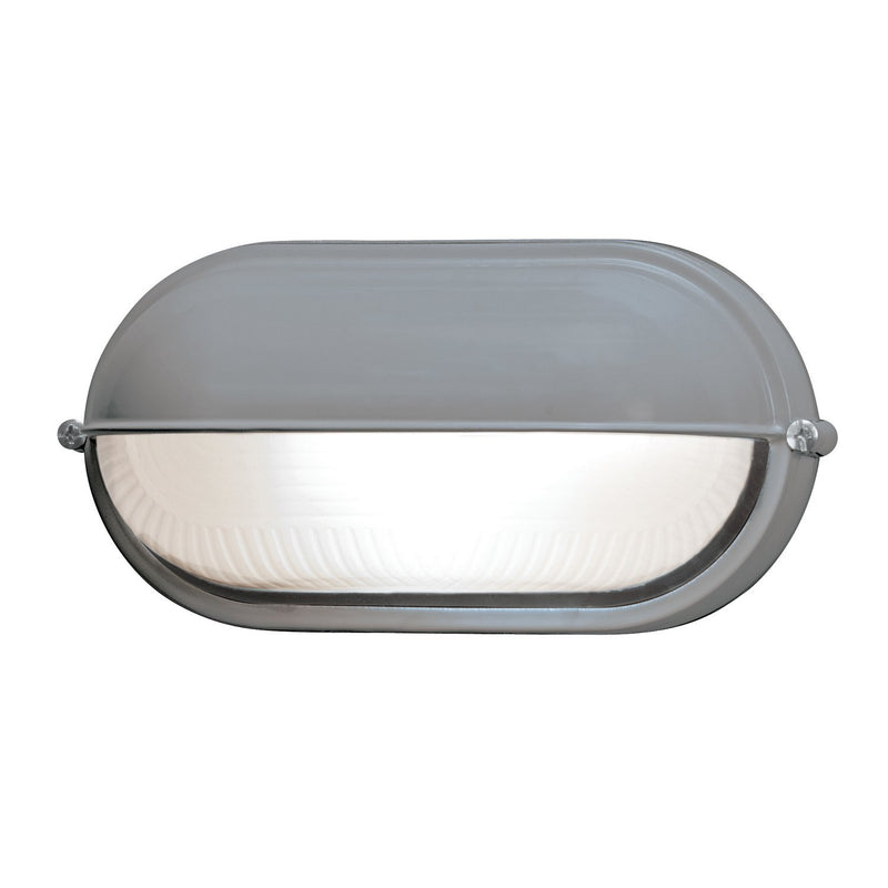 Nauticus Outdoor Bulkhead Light in Satin