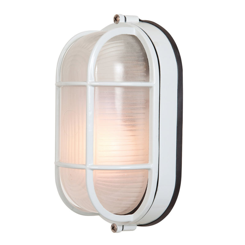 Nauticus Dual Mount Large Outdoor Bulkhead Light in White