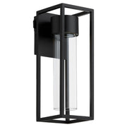 Delgado 14" LED Outdoor Wall Lantern in Matte Black