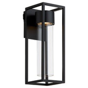 Delgado 14" LED Outdoor Wall Lantern in Matte Black