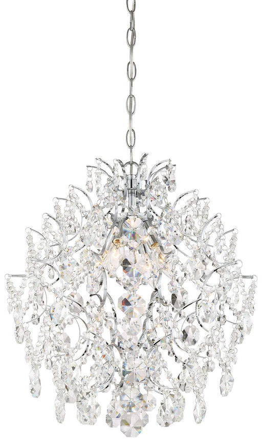 Isabella's Crown 4-Light Pendant in Chrome