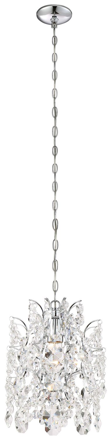 Isabella's Crown Mini Pendant in Chrome