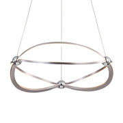 Spirale 19" Pendant in Satin Nickel