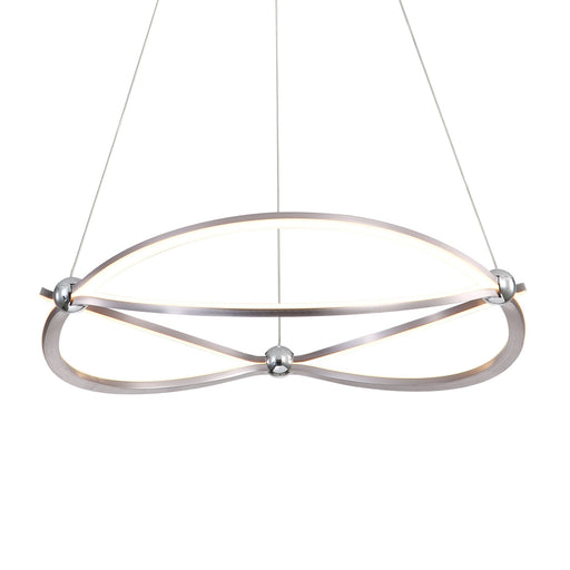 Spirale 24" Pendant in Satin Nickel