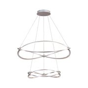 Spirale 32" Pendant in Satin Nickel