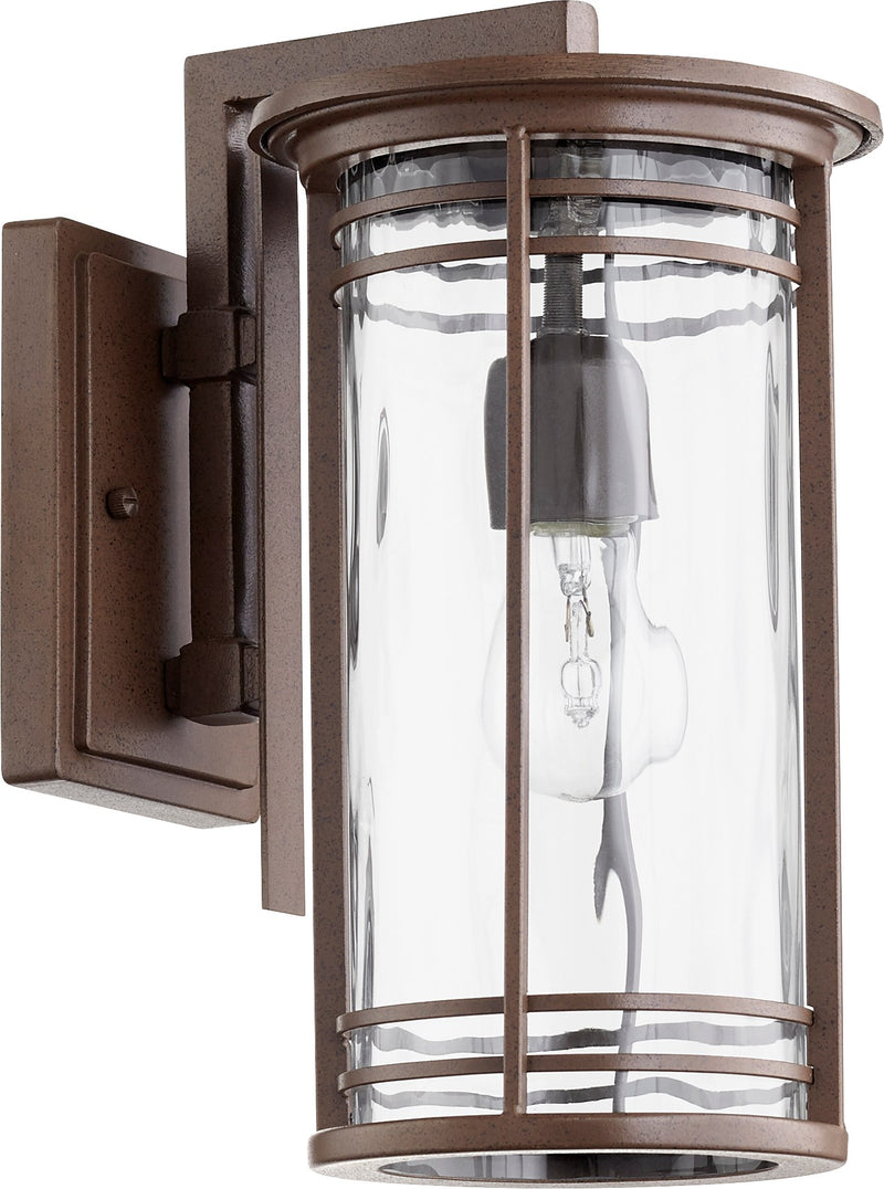 Larson 14" 1 Light Outdoor Wall Light in Oiled Bronze