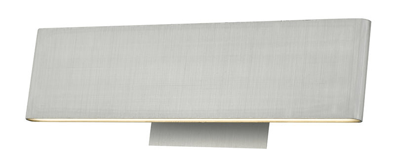 Slim Up-Down Light 12" LED Vanity Light in Brushed Aluminum - Lamps Expo