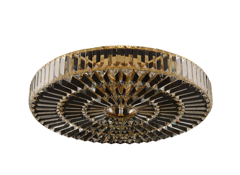Julien 6-Light Flush Mount in Gold