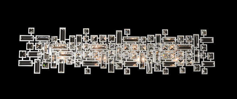 Vermeer 8-Light Bath Vanity Light in Polished Chrome