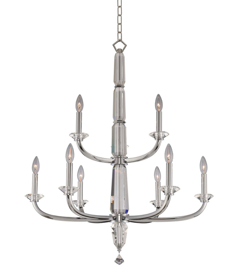 Palermo 9-Light Chandelier in Polished Chrome