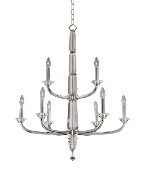 Palermo 9-Light Chandelier in Polished Chrome