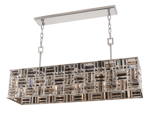 Modello 5-Light Linear Pendant in Polished Chrome