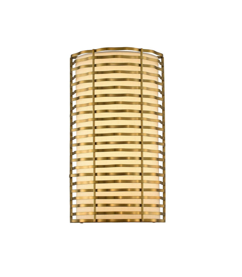 Paloma LED Wall Sconce in Vintage Brass