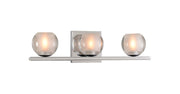 Corona 3-Light Bath Vanity Light in Chrome