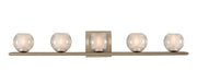 Corona 5-Light Bath Vanity Light in Satin Nickel