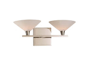 Galvaston 2-Light LED Bath Vanity Light in Polished Nickel