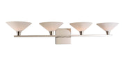 Galvaston 4-Light LED Bath Vanity Light in Polished Nickel