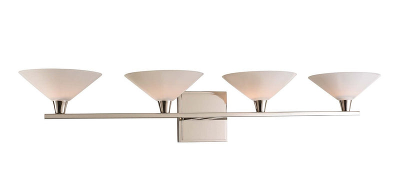 Galvaston 4-Light LED Bath Vanity Light in Polished Nickel