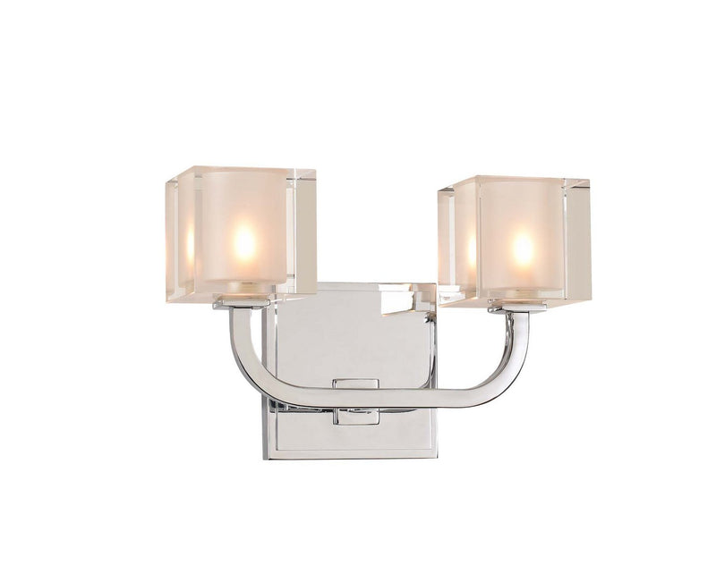 Arcata 2-Light Bath Vanity Light in Chrome