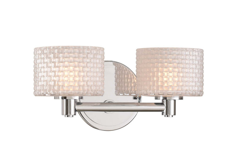 Willow 2-Light LED Bath Vanity Light in Chrome