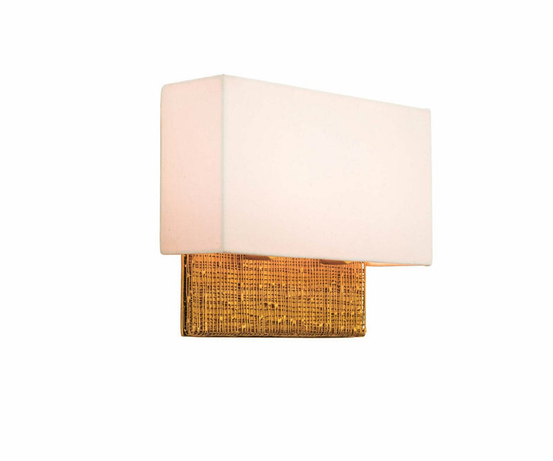 Cestino Wall Sconce in Gold Leaf