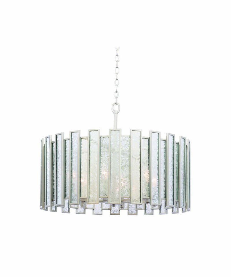 Palisade 6-Light Pendant in Tarnished Silver